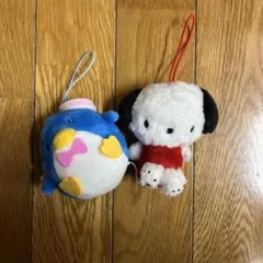 サンリオ⭐︎ポチャッコとタキシードサムマスコットぬいぐるみ