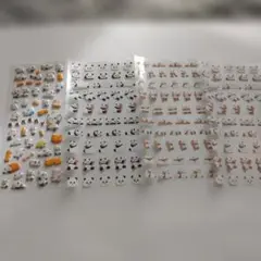 パンダの立体シールセット