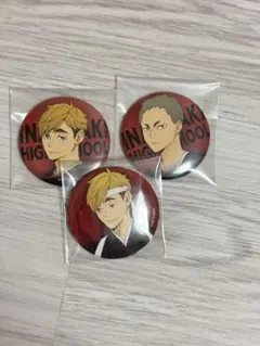 ハイキュー 缶バッジ 3個セット