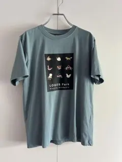 LOGOS Park Tシャツ M ブルー アウトドア M