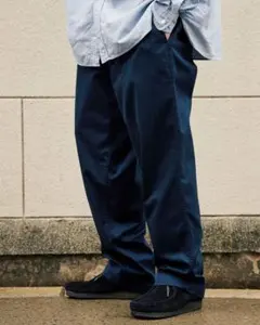 nanamica wide chino pants navy 32のサムネイル