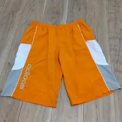 値引adidas スイムショーツ メンズM オレンジ ハーフパンツ 海 プール