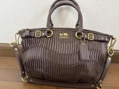 COACH マディソンギャザードサッチェル　2WAYバッグ　美品