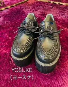 ブランド：YOSUKE（ヨースケ） 厚底ラバーソール （ブラック）24cm