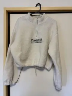 ハーフジップ パーカー