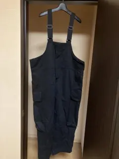 ブラックオーバーオール 2XL