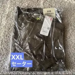 ユニクロ アニヤハインドマーチ メリノクルーネックセーター XXL オリーブ