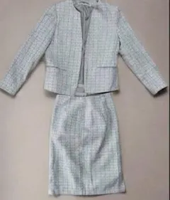 【水色】セットアップ　スーツ　入学式　卒業式