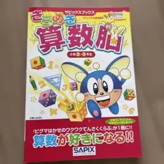 【書き込みなし、未使用】きらめき算数脳 小学2・3年生 SAPIX