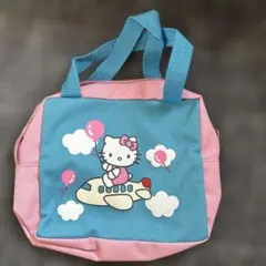 JAL Hello Kitty コラボ ミニバッグ ポーチ2005のサムネイル