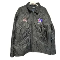 AVIREX スカジャン風 刺繍ジャケット 龍 虎 富士 ブラックのサムネイル