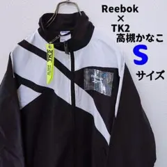 美品 Reebok リーボック ビッグプリント デカロゴ ジャケット