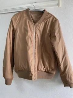 ブラウン MA-1スタイル ジャケット　リバーシブル