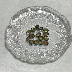 ガラス ラインストーン ビジュー パーツ ハンドメイド 素材 15個 ①