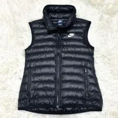 【美品】ナイキ ダウンベスト ブラック Sサイズ NIKE 黒