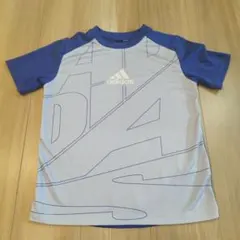 訳あり adidas 140 キッズ アディダス 半袖Tシャツ ブルー 夏のサムネイル