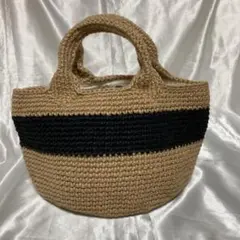 麻ひもバッグ ハンドメイド