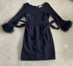 MISCH MASCH　ワンピース　袖口ファー付き（取り外し可能）　サイズ38M