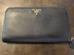 【箱付き、美品】PRADA サフィアーノレザー 長財布