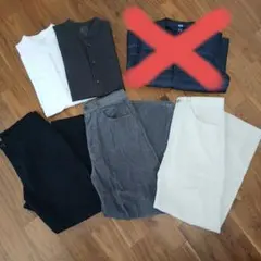 メンズファッションセット　まとめ売り 5点セット（シャツ・パンツ・ベスト）