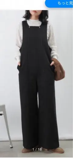 LC/LLLツインダブルジッパーサロペットパンツ