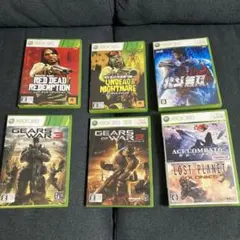 Xbox 360 ゲームセット レッド・デッド・リデンプションなど6本まとめ売り