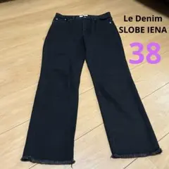 Le Denim SLOBE IENA ブラックデニム38のサムネイル