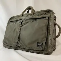 レア　PORTER タンカー　3WAYブリーフケース　シルバーグレー　希少　廃盤