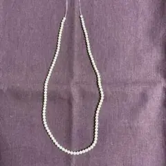 小粒アコヤ真珠3.7mm 1連(⚠️素材、ured) ②