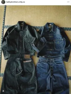 ballsy brothers Lee リジットデニム