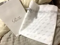 ReFa ホワイト ショッパー 、ギフトラッピング袋のサムネイル