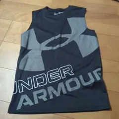 UNDER ARMOUR ノースリーブシャツ XL ブラック/グレー