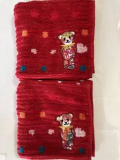 お値下げです⭐︎新品未使用⭐︎インターモードリバティテディベア⭐︎タオルハンカチ⭐︎2枚