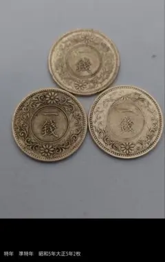 一銭硬貨 昭和5年 大正5年 計3枚セットのサムネイル