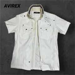 AVIREX 半袖ジップアップ・ミニタリーシャツジャケットのサムネイル