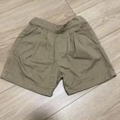 【80サイズ】半ズボン2点セット　キッズ　子供服　赤、ベージュ