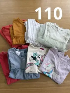 夏服 女の子 Tシャツ ノースリーブ 110センチ まとめ売り