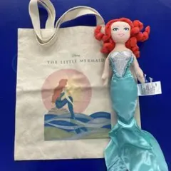【未使用品】ディズニー リトルマーメイド アリエル ぬいぐるみ トートバッグ