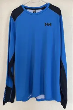 Helly Hansen 青色 長袖 トレーニングシャツ L