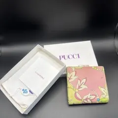 イタリア製【超美品】☆エミリオプッチ：本革　ミニポーチ　ゴルフボールケース イタリア製【超美品】☆エミリオプッチ：本革 ミニポーチ ゴルフボール