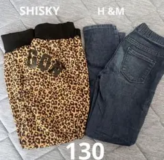 Ｈ&M パンツ、柄パンツ　2本セット　120〜