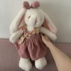 K's bear大きめラビットドール♡アーティストベア作家ベアピンク