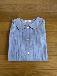 年末セール！女児長袖襟付き ブラウス　140cm