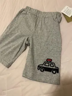 新品 タグ付き パトカー ハーフパンツ グレー