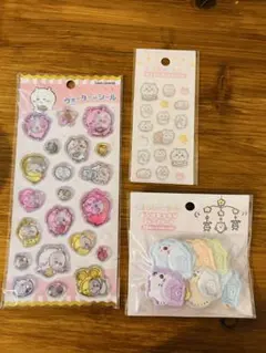 ちいかわ　ウォーターインシール　ミニミニぷっくりシール　おしりもっちりフレーク