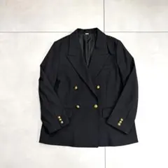 未使用級✨ミラオーウェン　2024　金釦ダブルブレストブレザー　ネイビー　紺ブレ