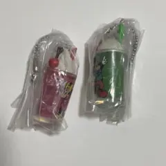 ディズニーキャラクター レトログラスミニチュアチャーム ミッキー ミニー セット