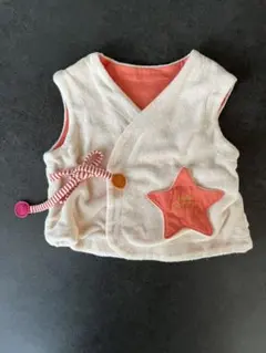 ベビーベスト 星型刺繍