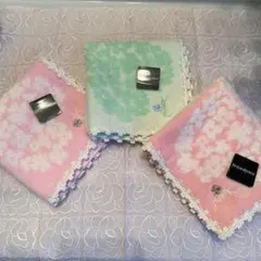 ハイブランド　イヴ・サンローラン　ハンカチ　3枚セット