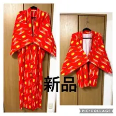 着物　羽織　アンサンブル　新品　タグ付き　レトロ